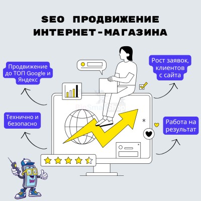 SEO продвижение интернет-магазина - купить в Беляевской